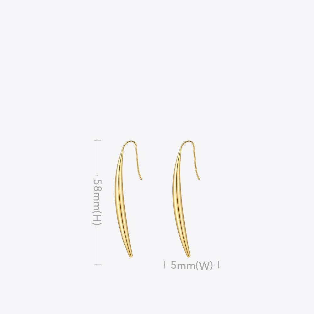 Titanium Steel European And American Style Fashion Fine Drop Earrings