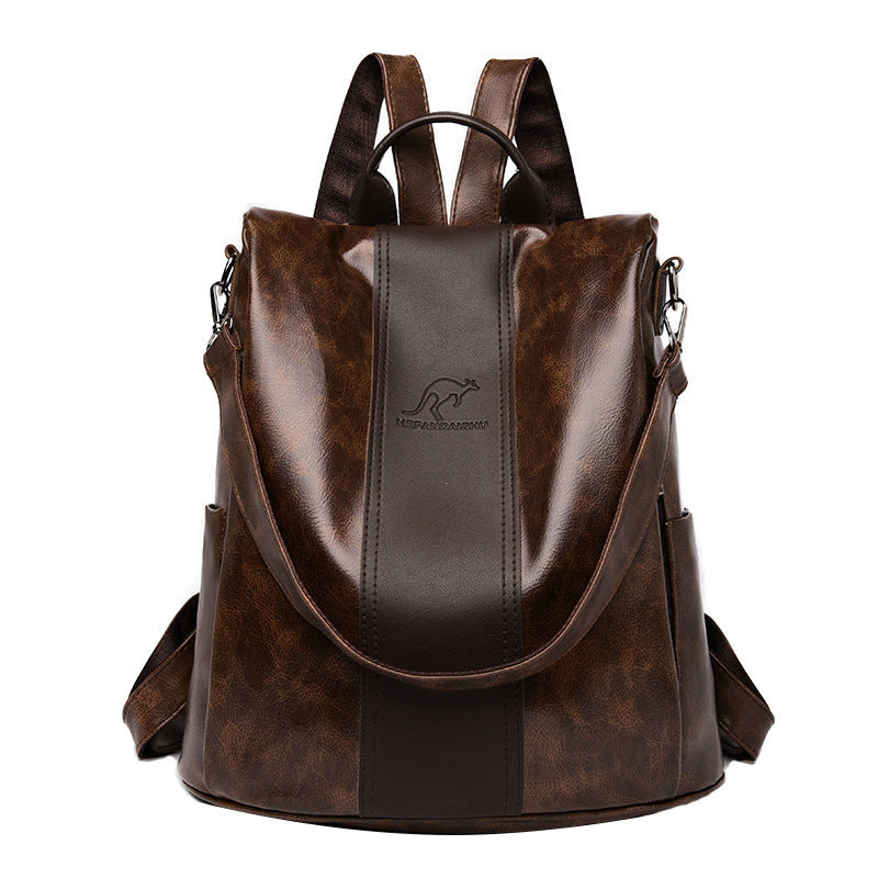 Women's Fashionable Large Capacity Soft Leather Shoulder Bag Women's Fashionable And Versatile Large | Ectron Online