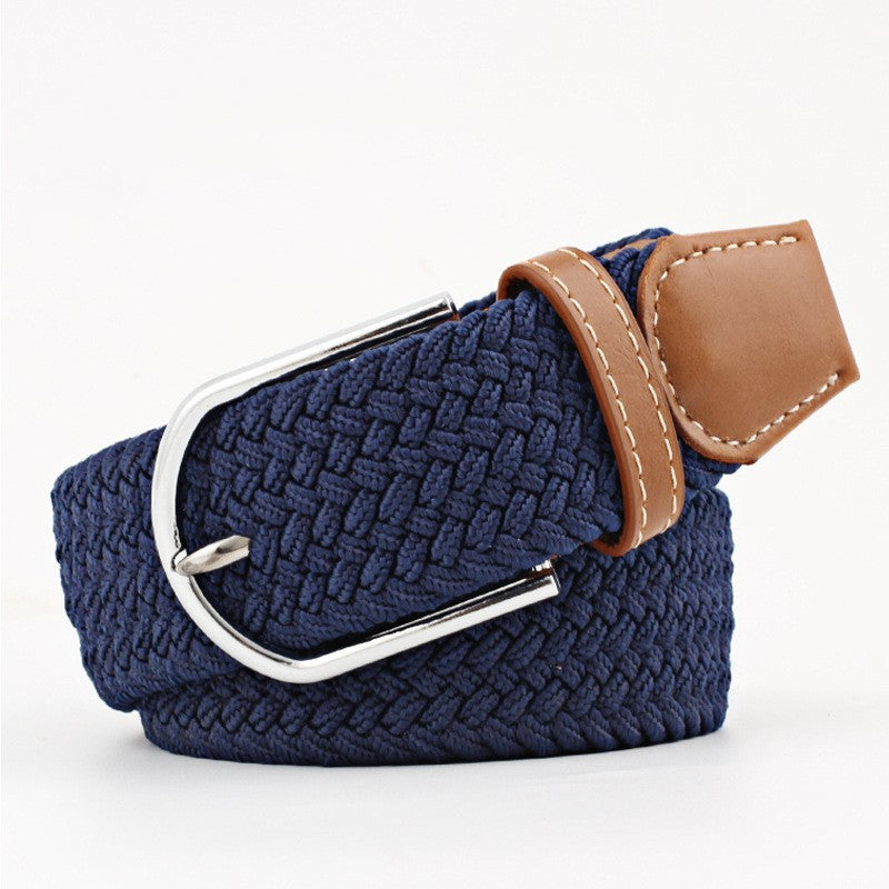 Women's Canvas Pants with Braided Belt Women's Canvas Belt Student Pants Casual | Ectron Online