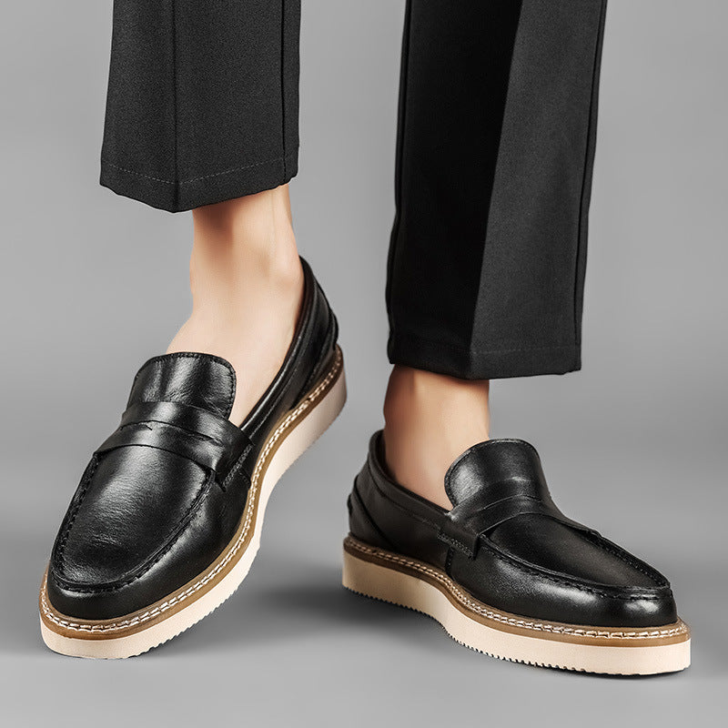 Men's Top Layer Cowhide Leather Shoes