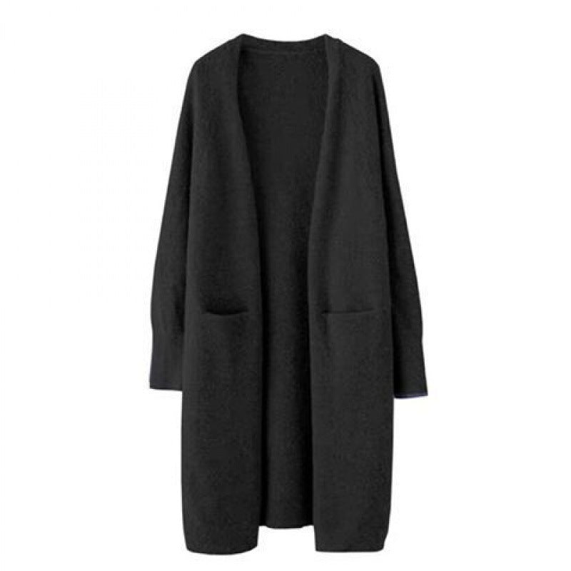 Long Over-the-Knee Sweater Outerwear Mid-length Over-the-knee Early Autumn An | Ectron Online