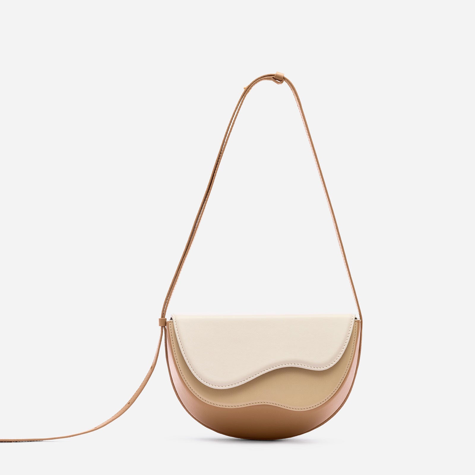Stitching Unique Curve Multicolor Saddle Bag Stitching Unique Curve Multicolor Saddle | Ectron Online