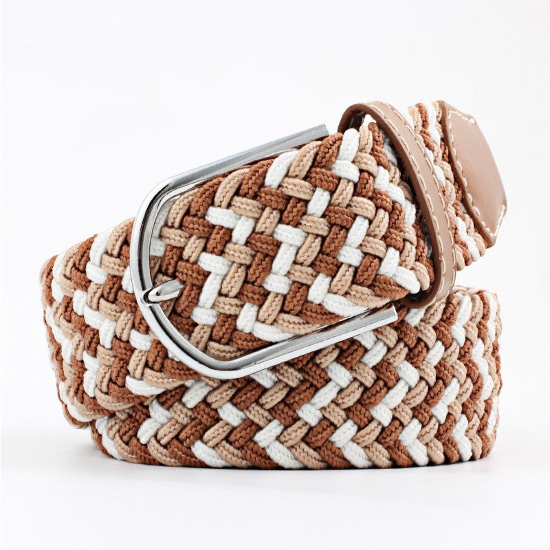 Women's Canvas Pants with Braided Belt Women's Canvas Belt Student Pants Casual | Ectron Online