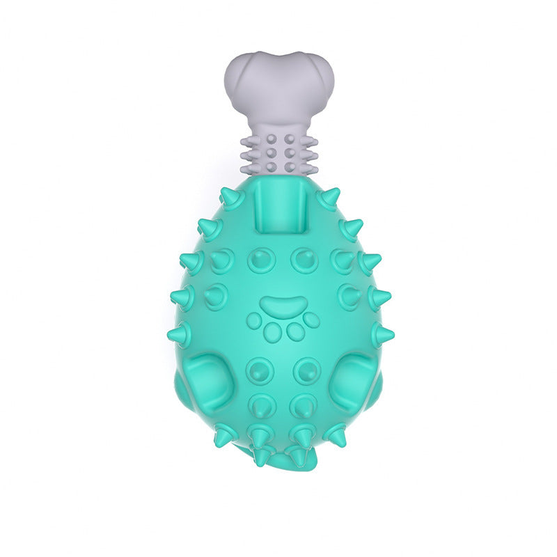 Vocal Molar TPR Chicken Leg Dog Toy – Chew Toy for Dental Health Vocal Molar Tpr Chicken Leg Dog Toy | Ectron Online