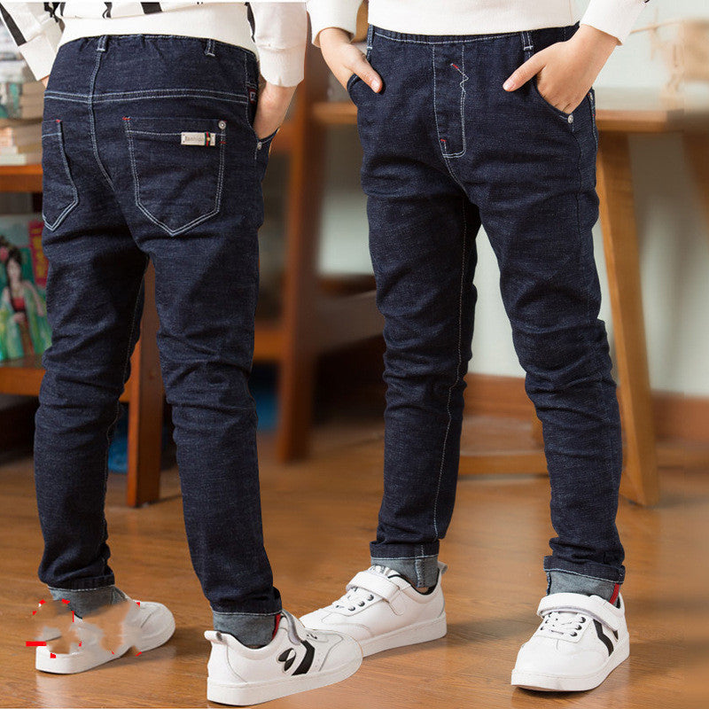Boys' Fleece-Lined Jeans | Winter Children's Casual Wear Children's Clothing, Boys' Jeans With Th | Ectron Online