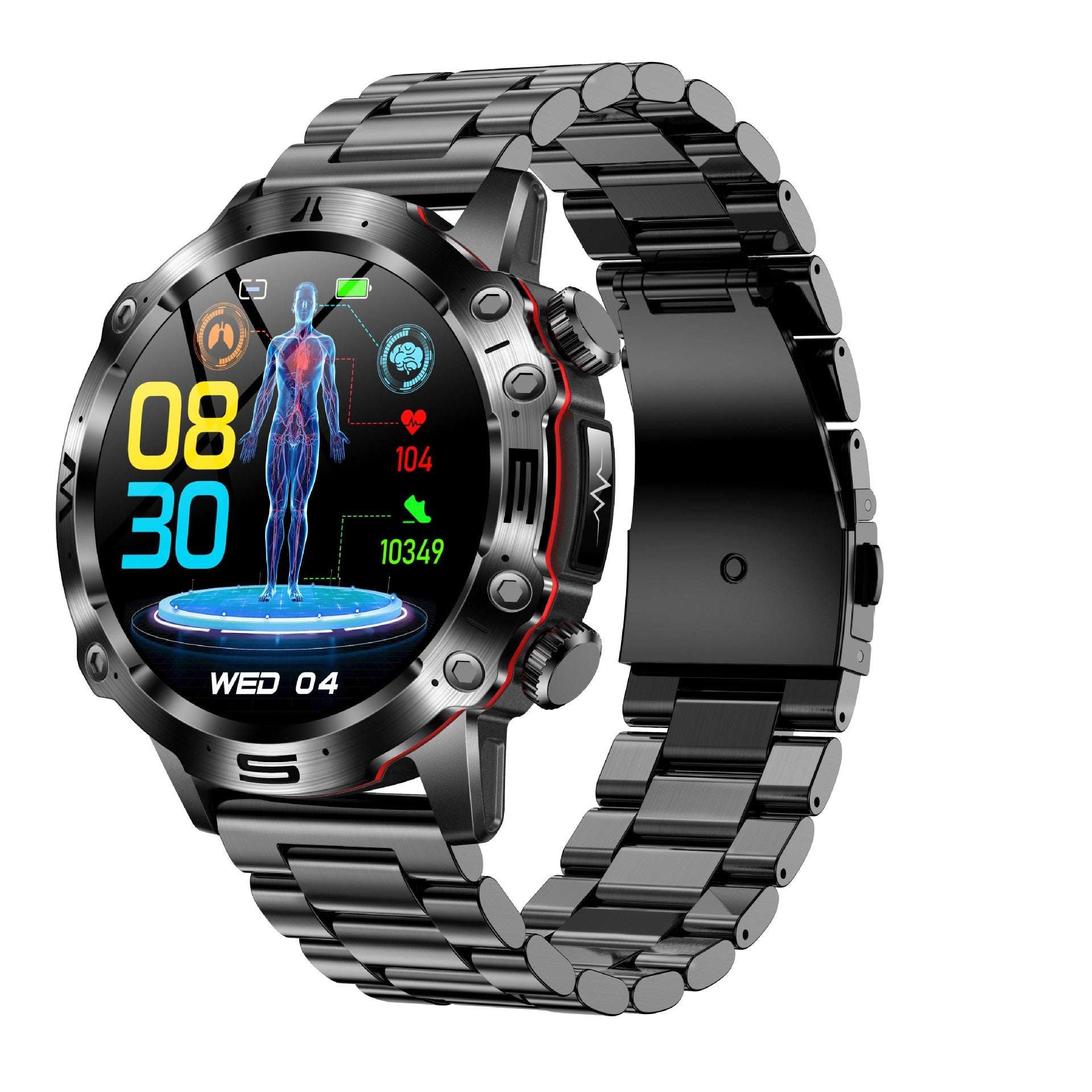 Men's HD ECG Smartwatch HD ECG Bluetooth-compatible Call Outdoor | Ectron Online
