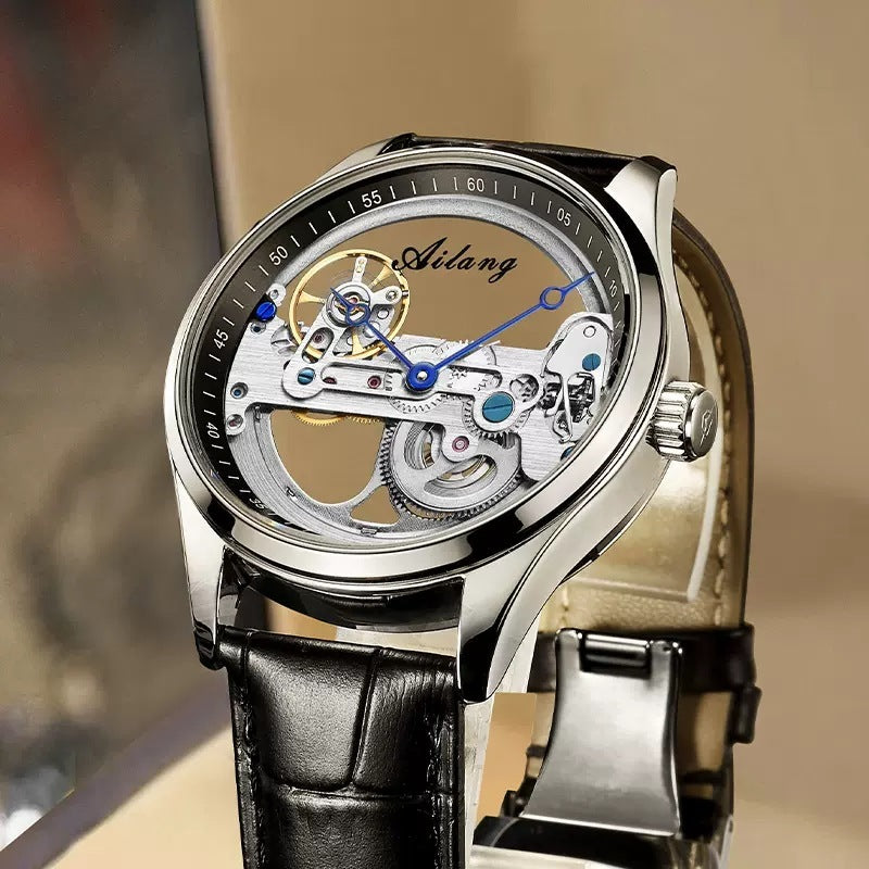 Timeless Elegance | Automatic Hollow Mechanical Watch Automatic Hollow Mechanical Watch Generation Hair | Ectron Online