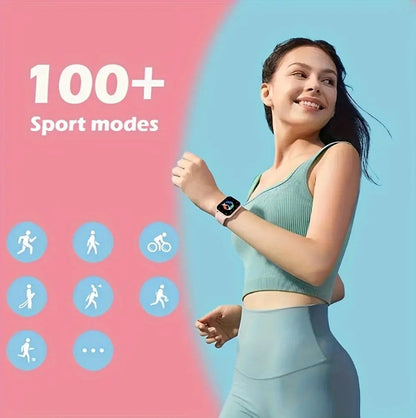 ZL54CJ Square Smartwatch - Bluetooth Call & Heart Rate Fitness Tracker ZL54CJ Square Smartwatch Women BT Call H | Ectron Online
