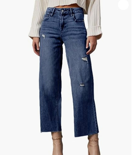 Women's High Waisted Loose Jeans Women's High Waisted Loose Jeans | Ectron Online