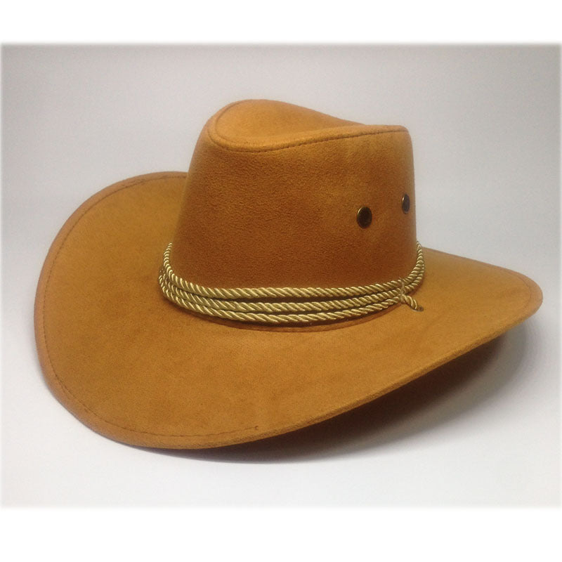 Western Denim Suede Outdoor Sun Visor