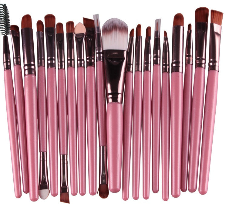 Makeup Brush Set: Powder, Blush & Eyeshadow Brushes Makeup brush set loose powder brush blus | Ectron Online