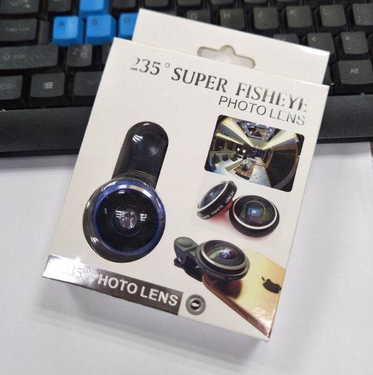 Universal 235 Degree Super Fish Eye Mobile Phone Camera Lenses