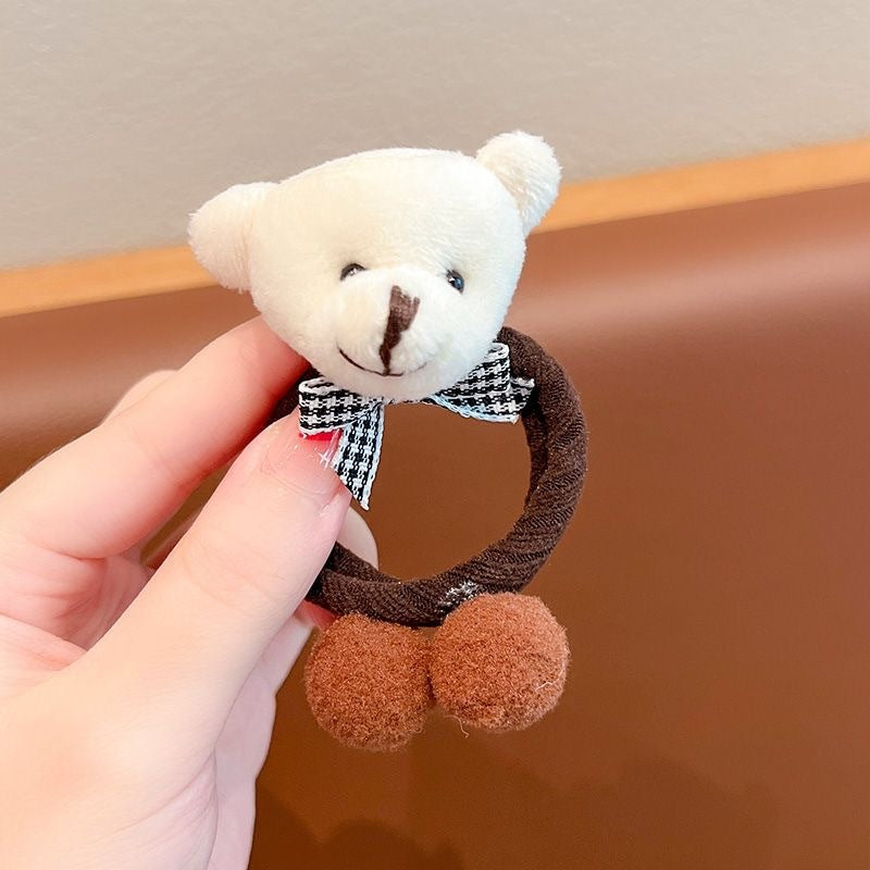 Cute Plush Cartoon Scrunchie – High Elasticity Hair Band Durable High Elasticity Does Not Hurt Ha | Ectron Online