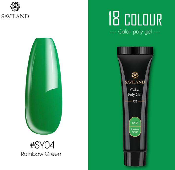 15g Colored Crystal Nail Extension Glue - Professional Poly Nail Gel