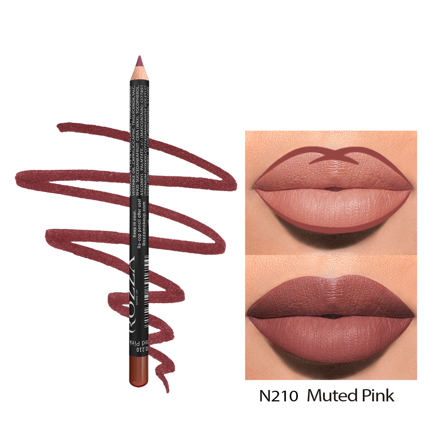Matte Rich Lip Wood Lip Liner – Long-lasting, Water-Resistant No Stain On Cup No Fear Of Water 24 Hour | Ectron Online