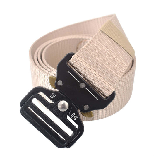 Cobra Buckle Tactical Belt featuring a strong cobra buckle and durable webbing for reliable performance in demanding situations.