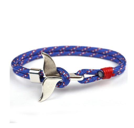 Maritime Magic | Anchor and Whale Tail Jewelry Bracelet | Ectron Online