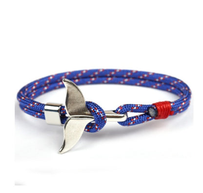Maritime Magic | Anchor and Whale Tail Jewelry Bracelet | Ectron Online