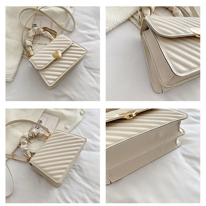 Women's Fashion Chain Shoulder Bag - Love Metal Design Handbag Women Handbags Fashion Chain Shoulder Ba | Ectron Online
