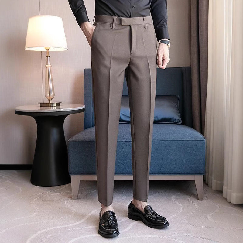 Men's British-Style Dapper Dress Pants