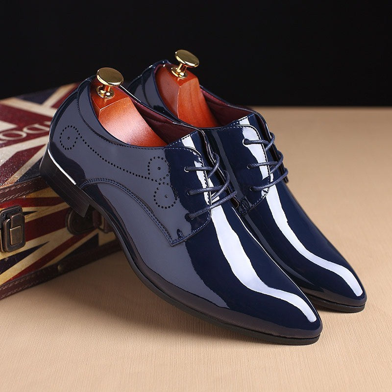 Men’s Business Casual Leather Slip-On Driving Shoes – Black Men Leather Shoes Men Business Casual Dr | Ectron Online