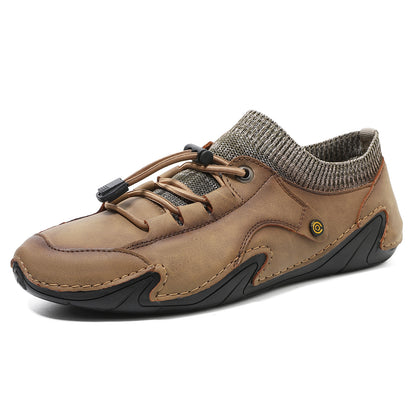 Men's Gommino Casual Leather Shoes Men's Soft Bottom Octopus Outdoor Driving Shoes Men's