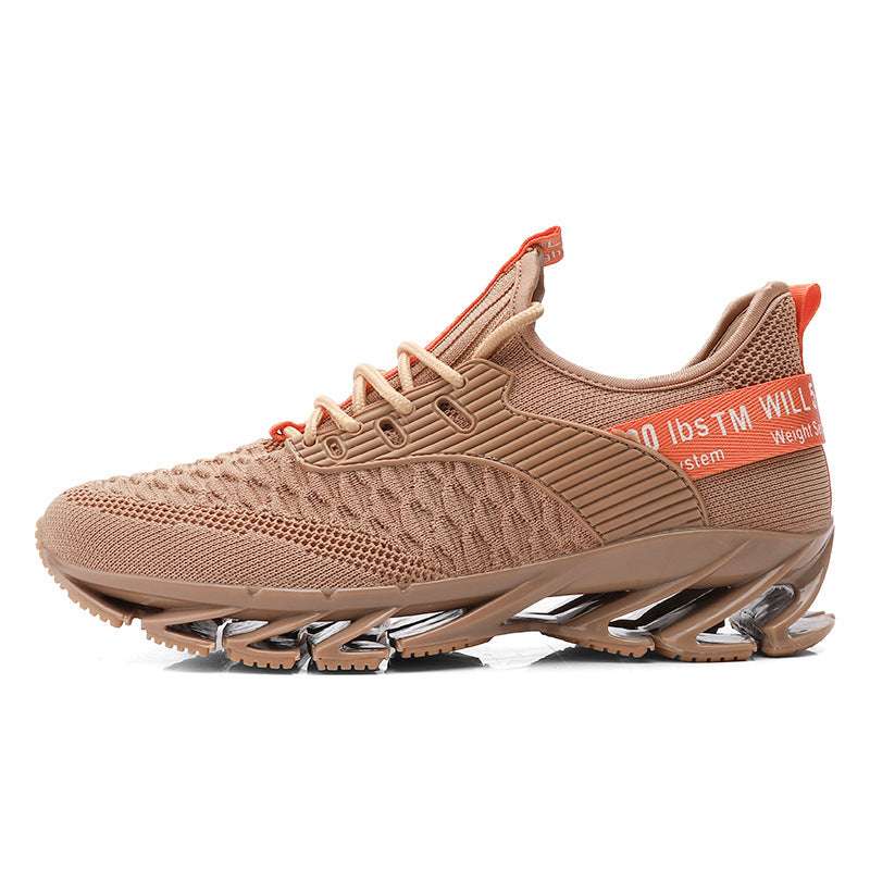 All-Match Knife-Edge Flying Knit White Shoes – Sleek & Breathable All-match Knife-edge Flying Knitting Whi | Ectron Online