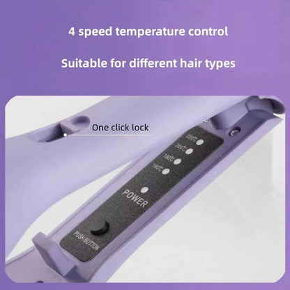 4-speed temperature control panel with power button on a purple background