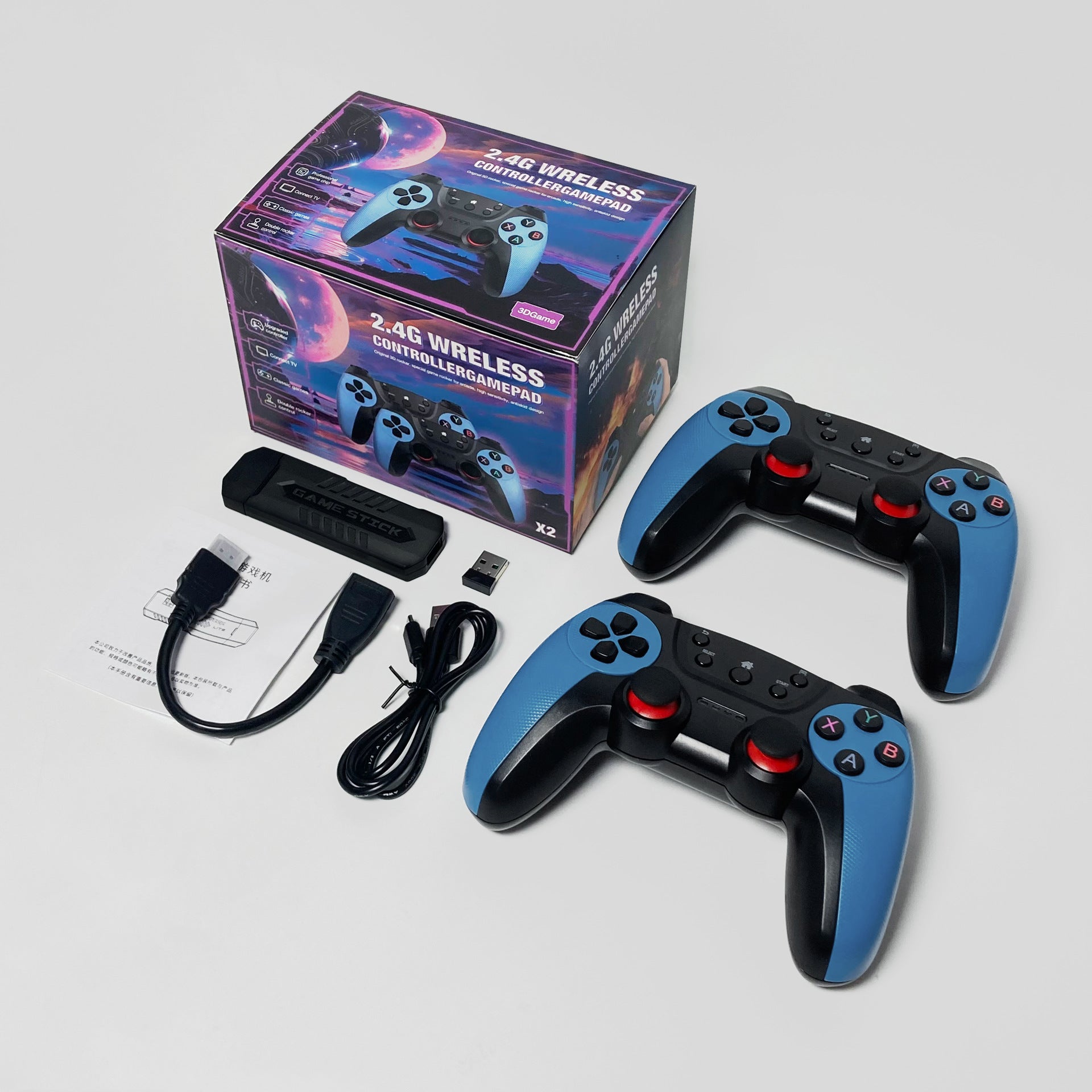 X2 Blue 4K Wireless Game Console | Dual Connection Battle Edition