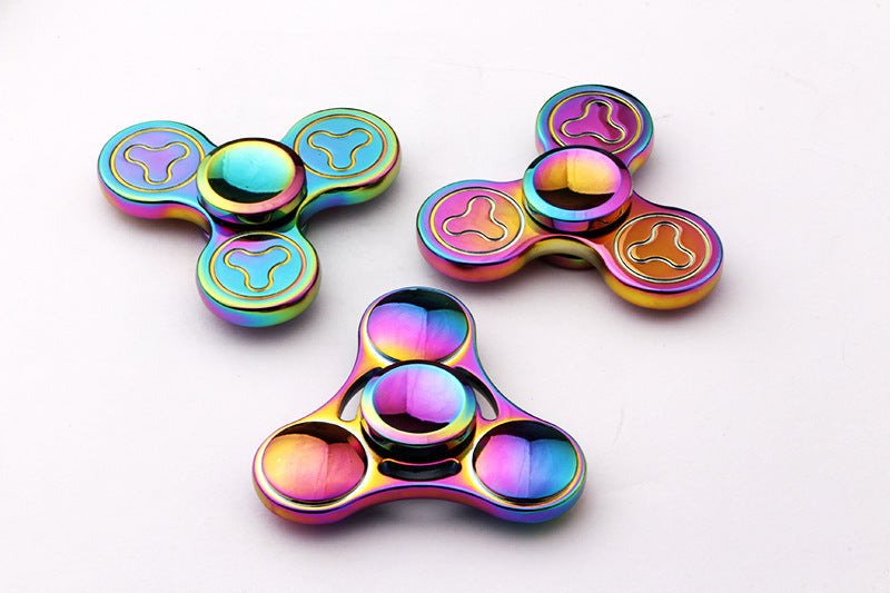 Zinc Alloy Colorful Edition Ghost Head Fingertip Spinner