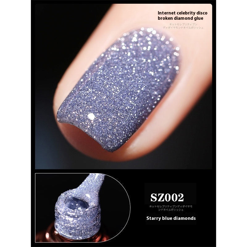 18-Color Disco Diamond Nail Gel – Glamorous Sparkle Nail Art Kits & Accessories | Ectron Online