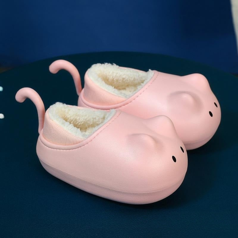 Children’s Winter Cotton Slippers – Waterproof & Fleece-lined Children's Cotton Slippers Winter Waterp | Ectron Online