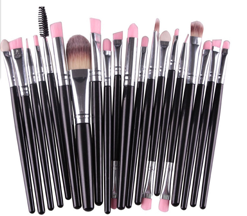 Makeup Brush Set: Powder, Blush & Eyeshadow Brushes Makeup brush set loose powder brush blus | Ectron Online