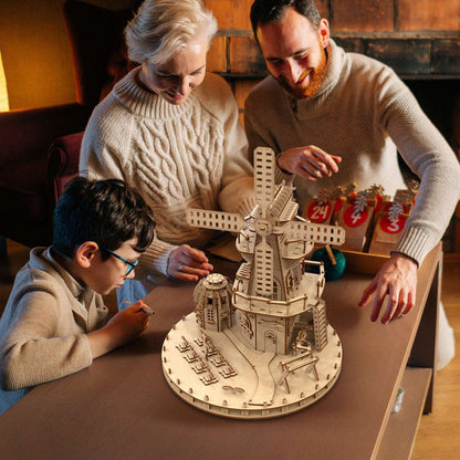 Williams Manor 3D Wooden Puzzle Fashion Simple Williams Manor Shape Puzz | Ectron Online