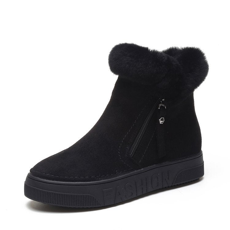 Winter Students Warm Plush Women's Cotton Shoes