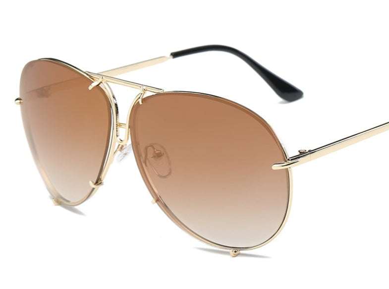 Color Film Sunglasses – Oversized UV400 Unisex Shades Color Film Sunglasses For Men And Women | Ectron Online