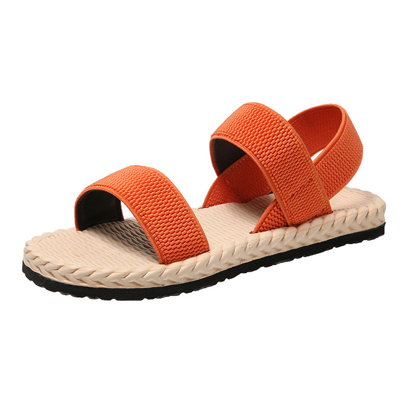 Women’s Non-Slip Soft Bottom Color Flat Sandals – Comfortable Women's Non-slip Wear-resistant Comforta | Ectron Online