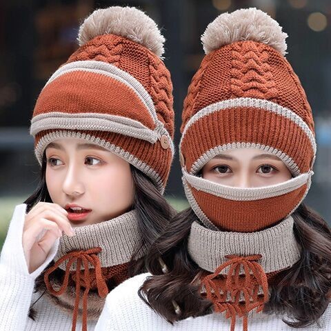 Plush Velvet Bib Mask - Soft, Comfortable, and Protective Hats & Caps | Ectron Online