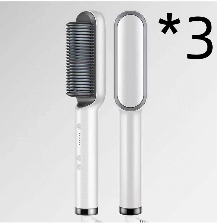 2-in-1 Hair Straightener Hot Comb with Negative Ion Curling Tong New 2 In 1 Hair Straightener Hot Comb Ne | Ectron Online