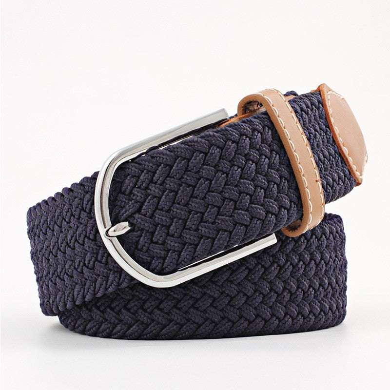 Women's Canvas Pants with Braided Belt Women's Canvas Belt Student Pants Casual | Ectron Online