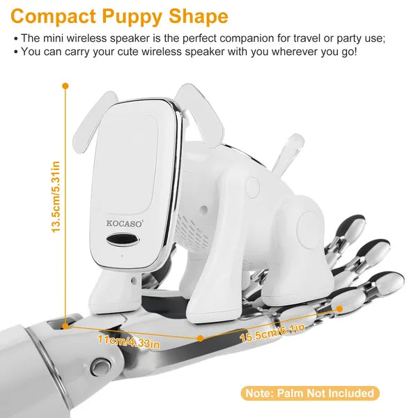 Puppy Wireless Speaker - Portable Mini Cute Animal Music Player