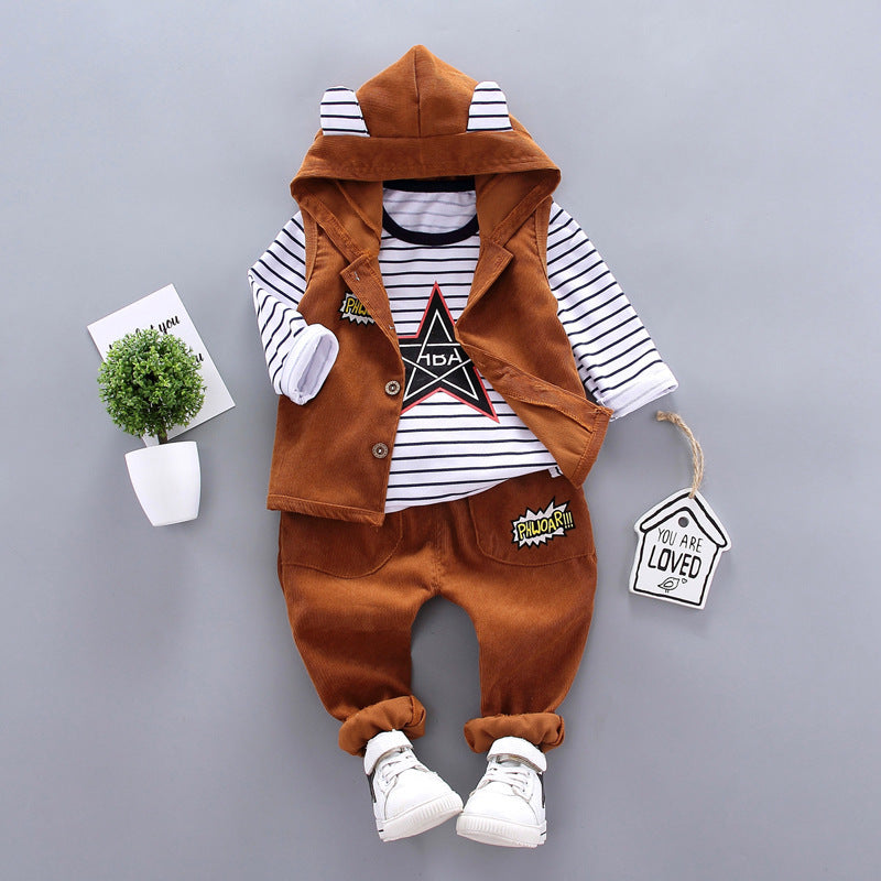 Boys' Autumn Three-Piece Suits | Children's Clothes Children's Clothes Boys' Suits Boys' Aut | Ectron Online