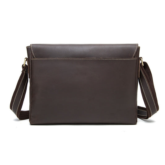 Mary round special genuine male bag men Crazy Horse Leather Shoulder Bag Messenger Bag Retro Leather Bag Factory