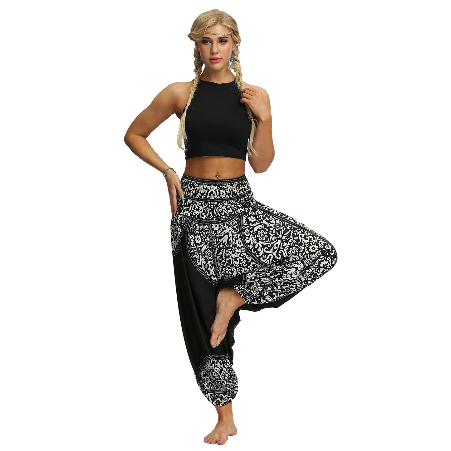 Digital Print Women's Lantern Yoga Pants