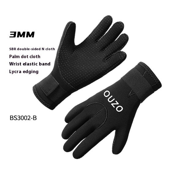 Neoprene Cold Water Gloves Non-slip Fishing Fishing Winter Swimming | Ectron Online