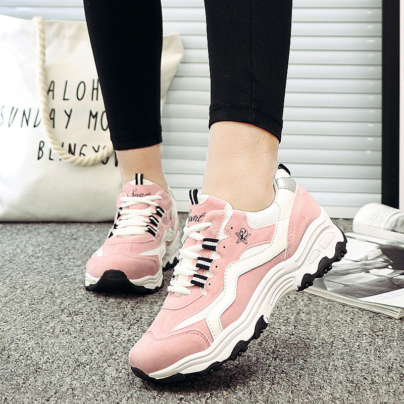Women’s Spring Low-Top Platform Sneakers – Casual & Stylish Spring New Low-top Platform Casual Sneak | Ectron Online