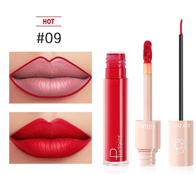 Pudaier Dual Lipstick & Lip Gloss Pudaier Dual Lipstick Lip Gloss Liquid L | Ectron Online
