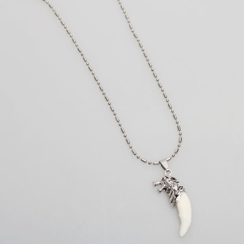 Korean version of vintage men's spike necklace