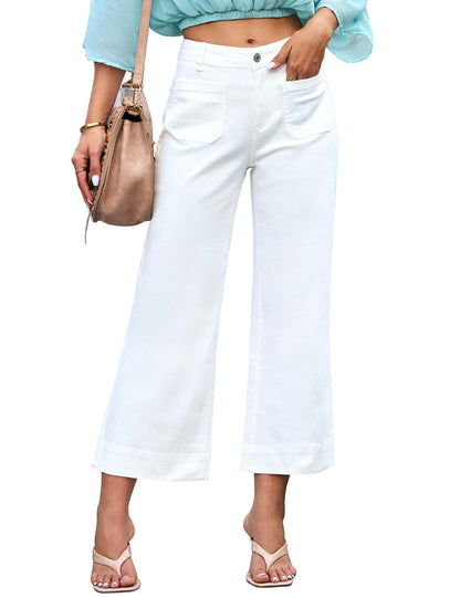 Slimming Wide-Leg Straight Jeans Slimming And Wide Leg Straight-leg Pants | Ectron Online