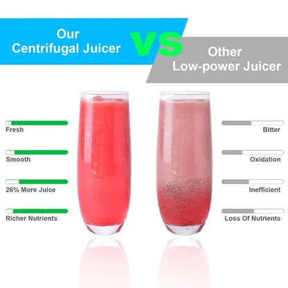 1000W Centrifugal Juicer Extractor - 3.6" Wide Chute & 2-Speed Control 1000W Centrifugal Juicer Juice Extractor | Ectron Online